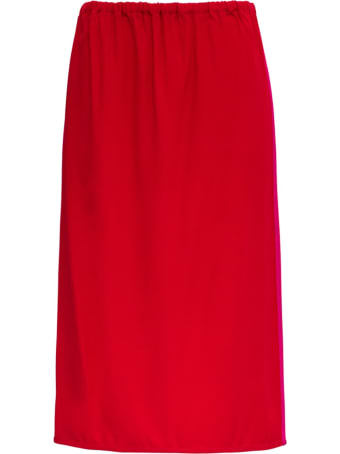 Marni Red Pencil Skirt