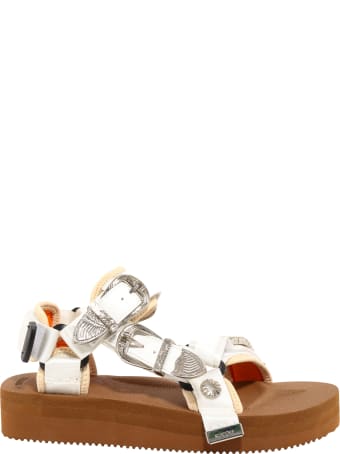 SUICOKE Buckle-embellished Flatform Sandals