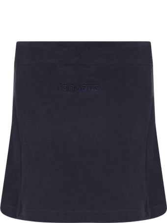 Raquette Blue Skirt For Girl With Logo