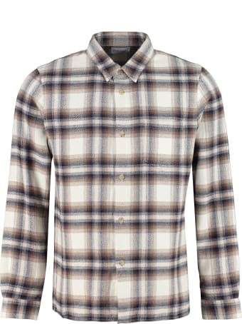 John Elliott Checked Cotton Shirt