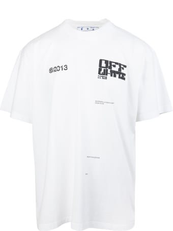Off-White Man White Tech Marker T-shirt