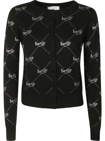 Be Blumarine Motif Detail Buttoned Cardigan