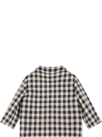 Gucci Blue And Ivory Jacket For Babyboy