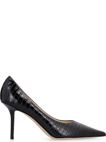 Jimmy Choo Love 85 Leather Pumps