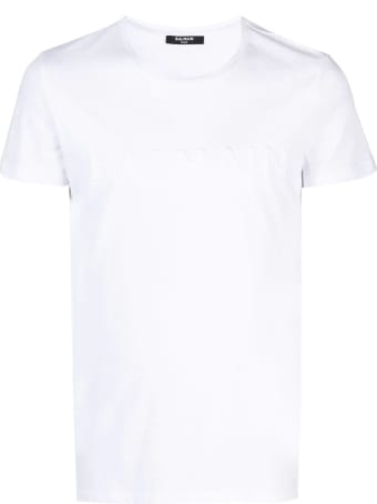 Balmain White Cotton T-shirt