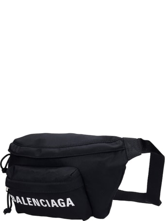 Balenciaga Waist Bag In Black Polyester