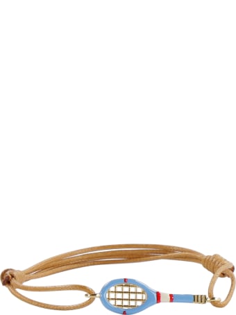 Aliita Tennis Charm Cord Bracelet