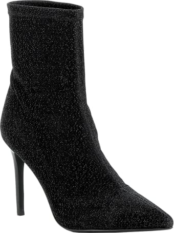 Kendall + Kylie Kendall+kylie Black Fabric Ankle Boots