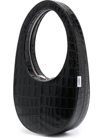 Coperni Swipe Handbag In Crocodile Print Leather