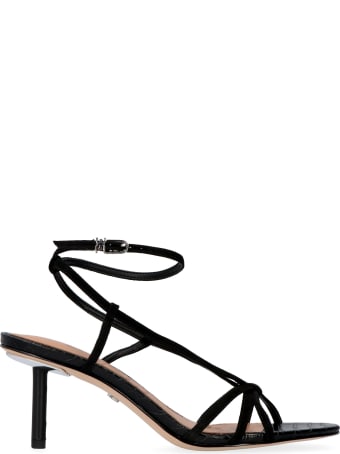 Sam Edelman Pippa Leather And Suede Sandals With Heel