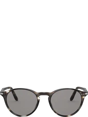 Persol Persol Po3092sm Striped Brown & Smoke Sunglasses
