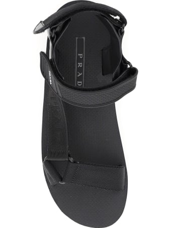 Prada Nomad Logo Sandals