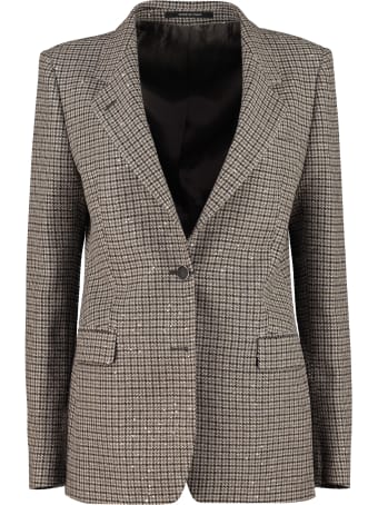 Tagliatore 0205 Houndstooth Cotton-blend Blazer