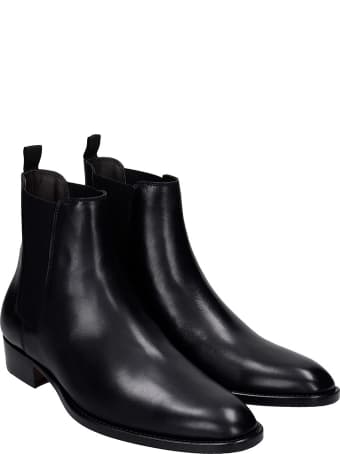 Marc Ellis Ankle Boots In Black Leather