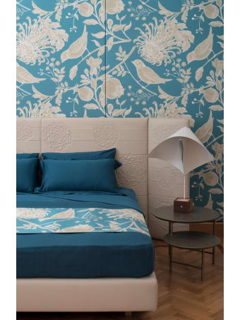 Midsummer Milano Cordonetto Green Bed Set