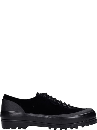 Superga Cotseu Sneakers In Black Suede