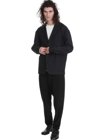 Attachment Pants In Black Polyester
