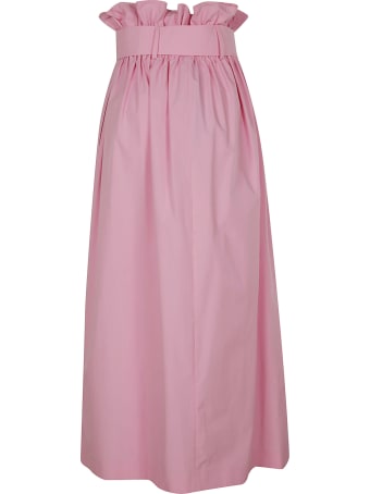 MSGM High-waist Belted Skirt