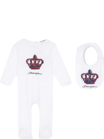 Dolce & Gabbana Newborn White Onesie