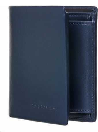 Borbonese Borbonese Blue Wallet