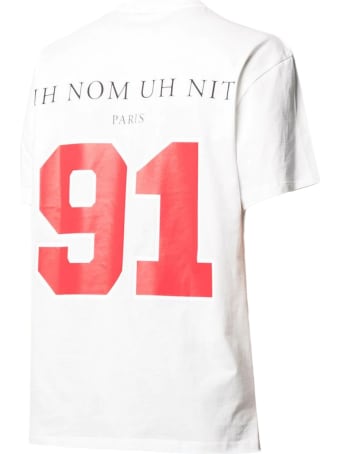 ih nom uh nit White Cotton T-shirt