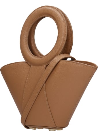 Cult Gaia Roksana Tote In Beige Leather