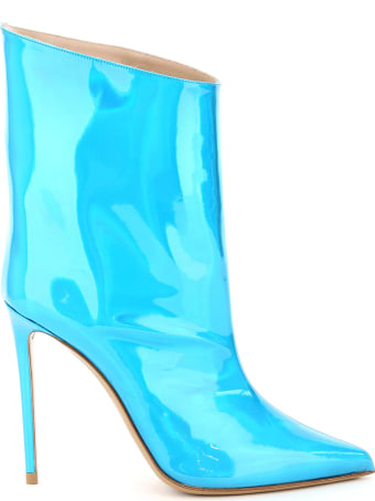 Alexandre Vauthier Hologram Blue Alex Boots