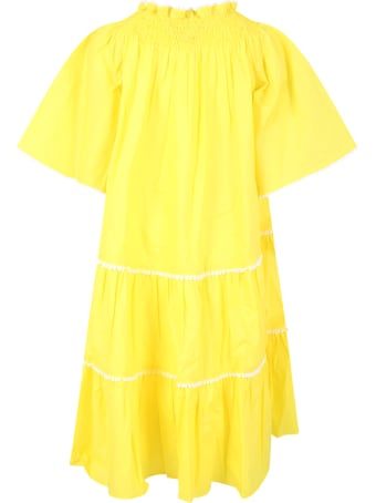 Tia Cibani Yellow Dress For Girl