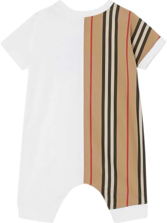 Burberry White Baby Suit