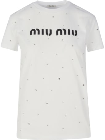 Miu Miu Logo Crystal