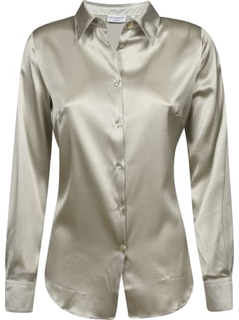 Eddy Monetti Plain Silk Shirt