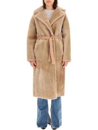 Blancha Reversible Shearling Coat