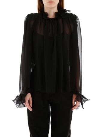 Magda Butrym Key West Ruffled Blouse