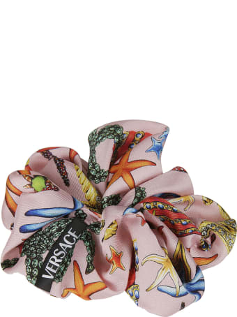 Versace Printed Elastic Scrunchie