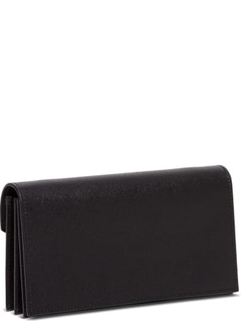 Marni Crossbody Bag In Grained Leather With Logo