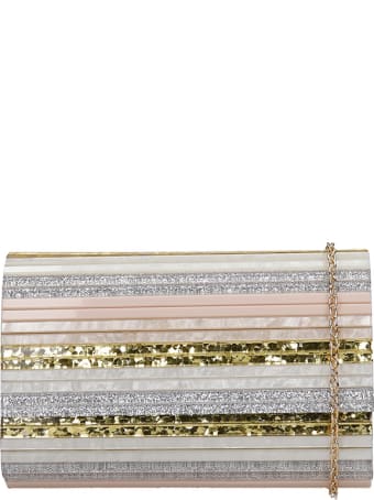 Kurt Geiger Party Envelope Clutch In Multicolor Pvc