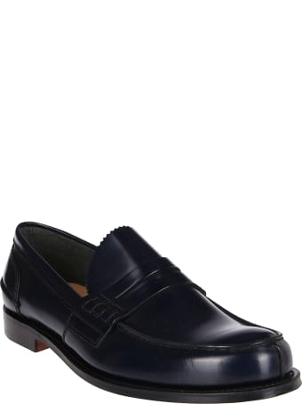 Church's Blue Leather Loafers