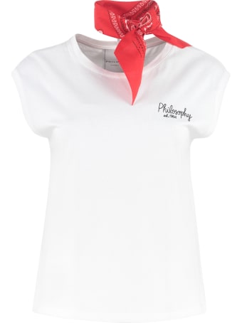 Philosophy di Lorenzo Serafini Logo Cotton T-shirt