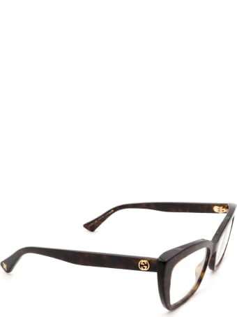 Gucci Gucci Gg0165o Havana Glasses