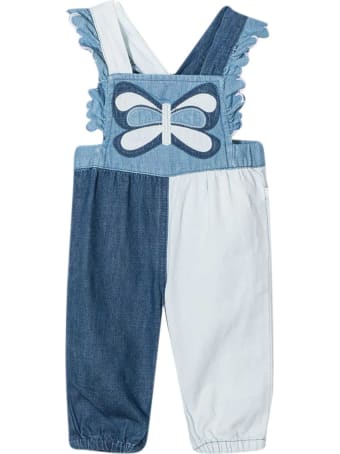 Stella McCartney Kids Dungarees In Denim