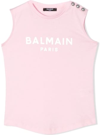 Balmain Tank Top With Buttons