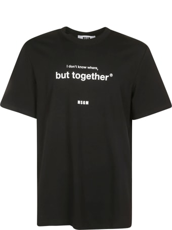 MSGM Regular Fit Quote T-shirt