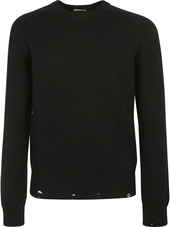 Saint Laurent Used Detail Crew Neck Sweatshirt
