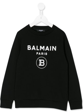 Balmain Logo Print Jumper