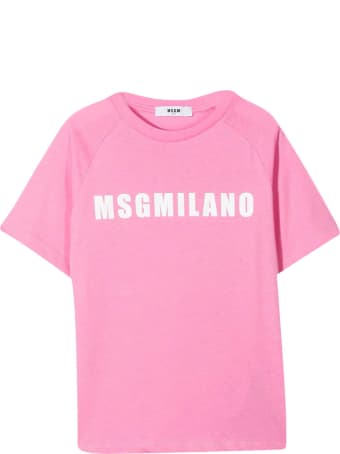 MSGM Pink Moncler Enfant T-shirt