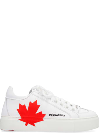 Dsquared2 Leather Platform Sneakers