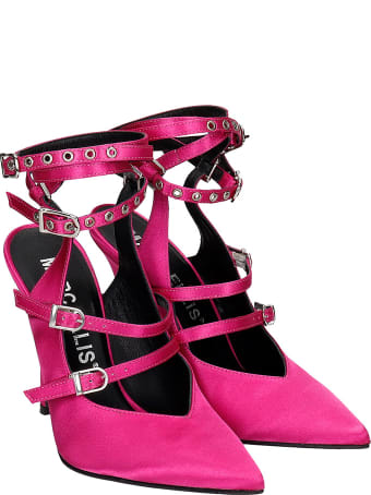 Marc Ellis Dec Cinturini Pumps In Fuxia Satin