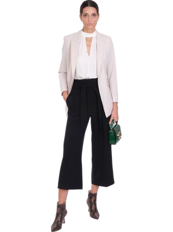 Theory Topwear In White Silk