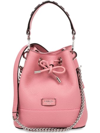 Lancel Grained Cow Leather Bucket Bag