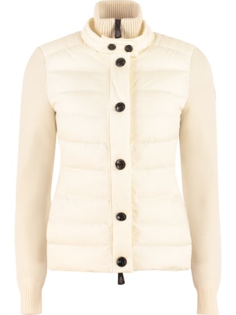 Moncler Grenoble Cardigan With Padded Front Panel